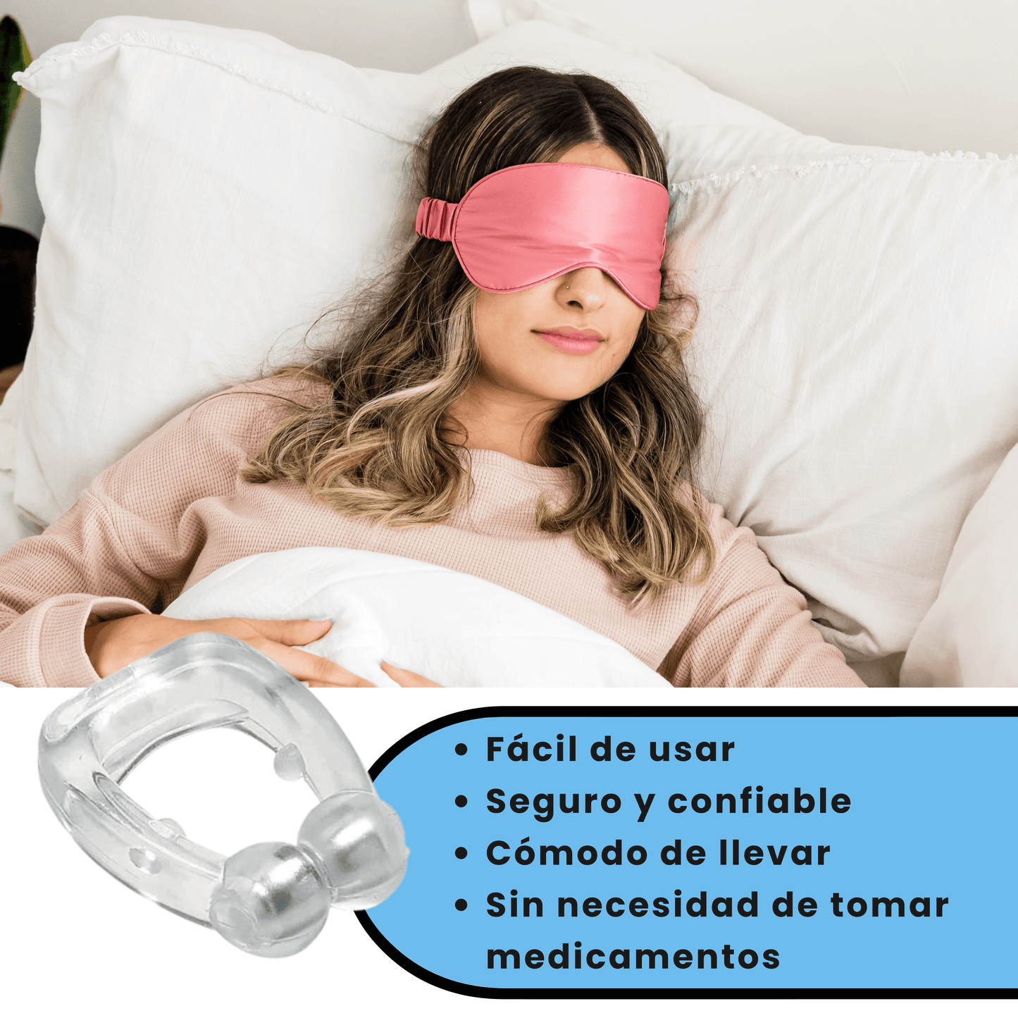 Dilatador Nasal Magnético Antirronquidos InnovaGoods