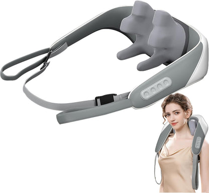 Masajeador 5D para cuello, hombros y espalda con calor terapéutico