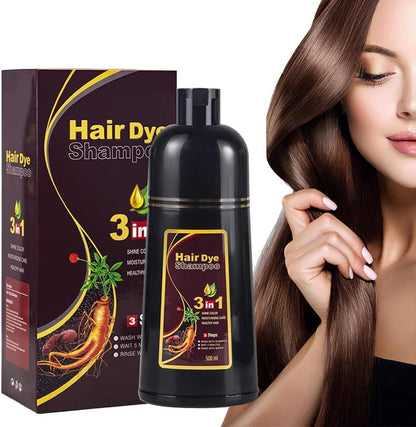 Champú Anticanas 3 en 1 para Mujeres e Hombres - Marrón