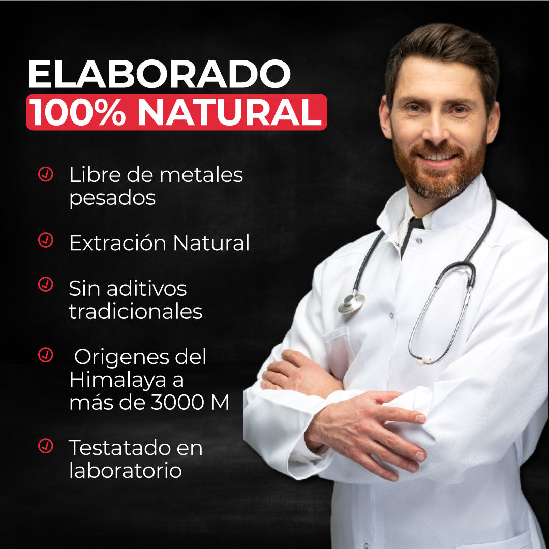 (Pague 1 Lleve 2) Shilajit Pura Del Himalaya Com + 87 Minerales Vitales - Últimas unidades.