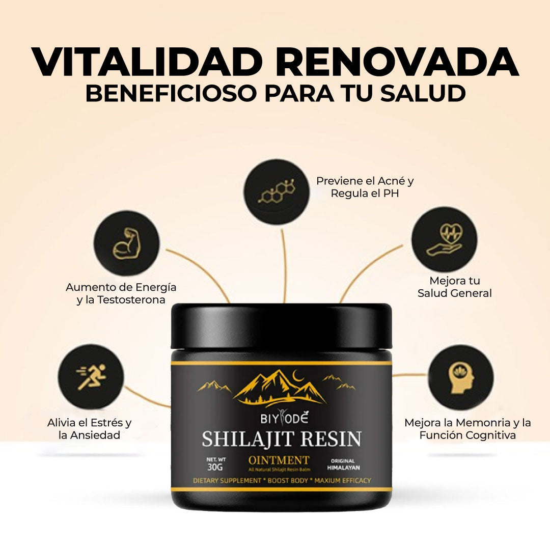 (Pague 1 Lleve 2) Shilajit Pura Del Himalaya Com + 87 Minerales Vitales - Últimas unidades.